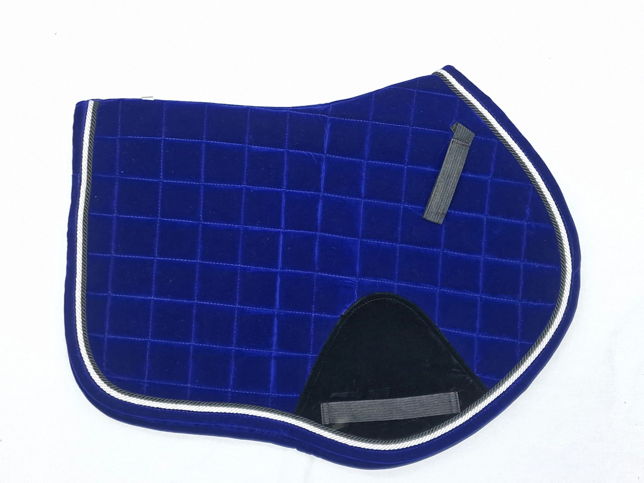 Dekje HER fluweel blauwd